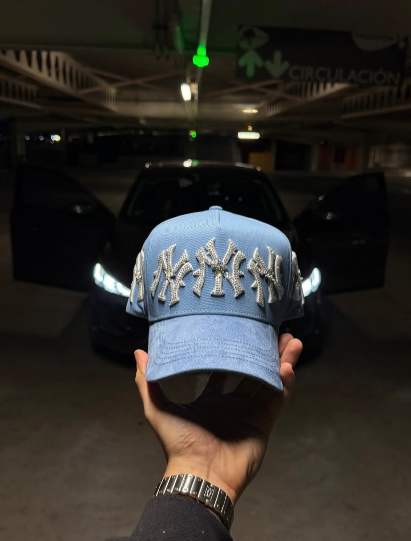 NY Rhinestone Cap