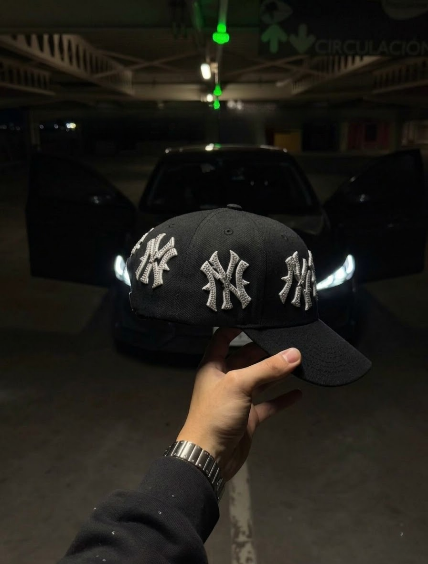 NY Rhinestone Cap