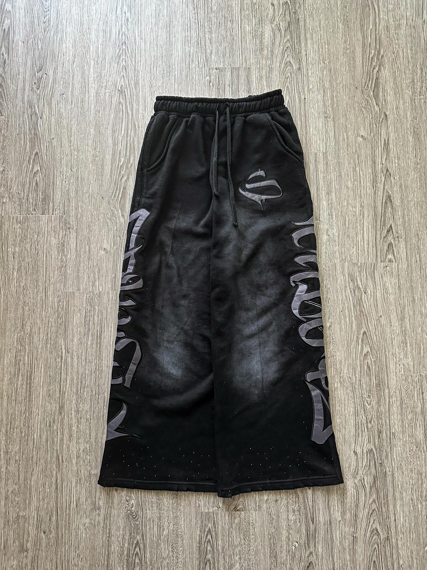Graphic Rhinestone Sweatpants
