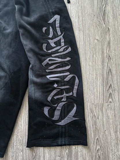 Graphic Rhinestone Sweatpants
